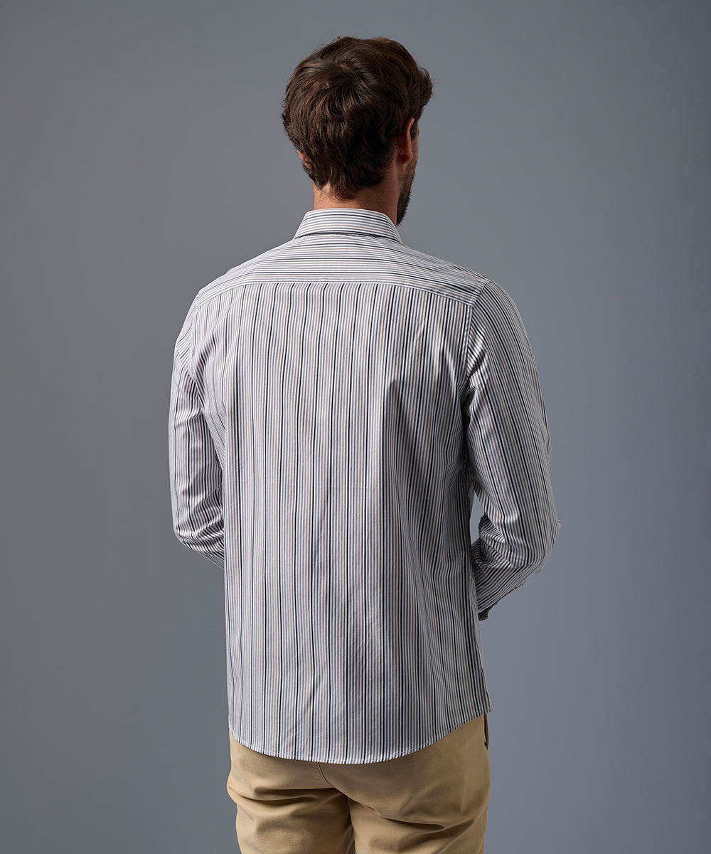 Camisa Pechera Ojal Classic Fit