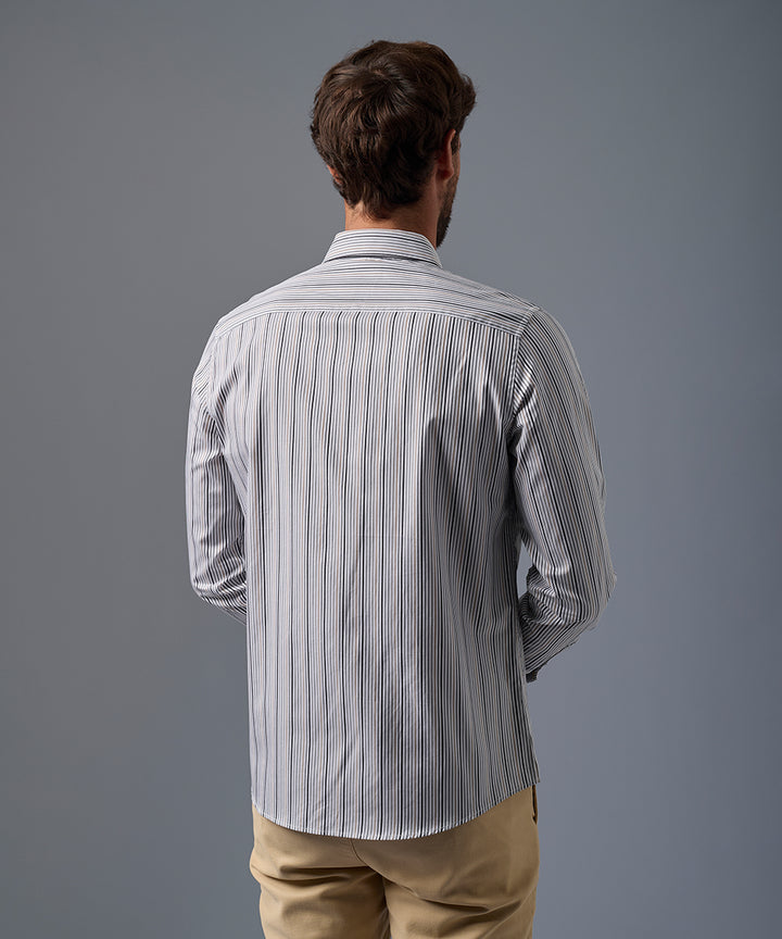 Camisa Pechera Ojal Classic Fit