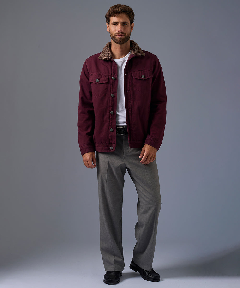 Casaca de Jean con Sherpa