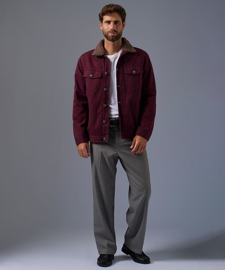 Casaca de Jean con Sherpa