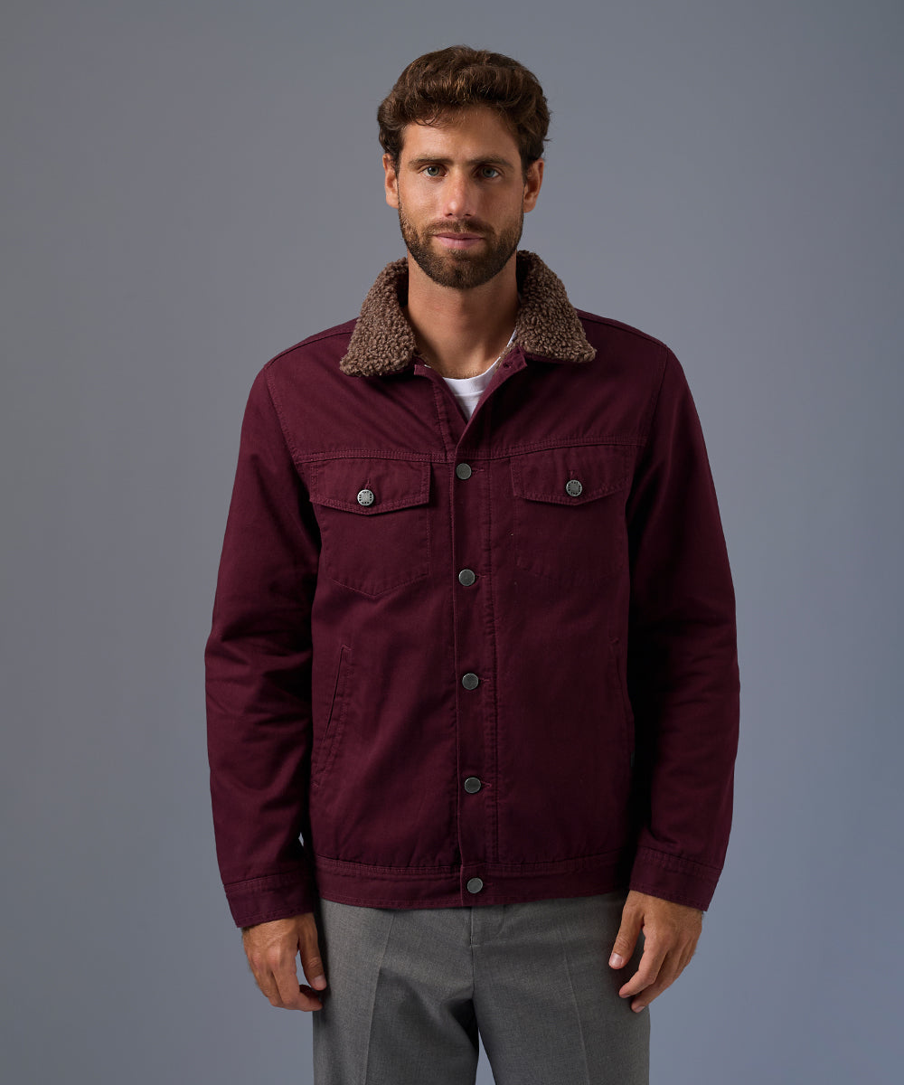 Casaca de Jean con Sherpa
