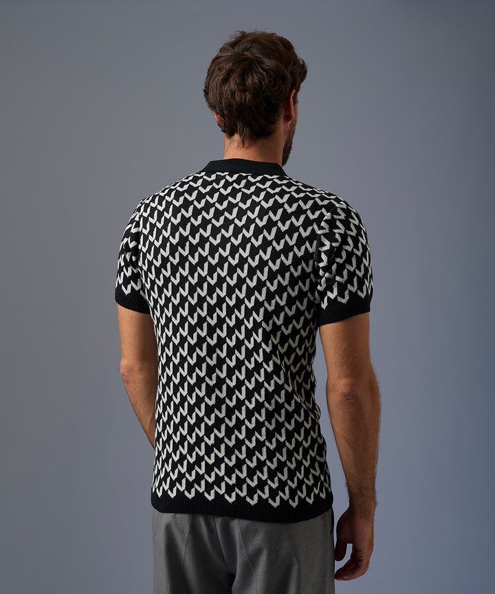 Polo PET Jacquard