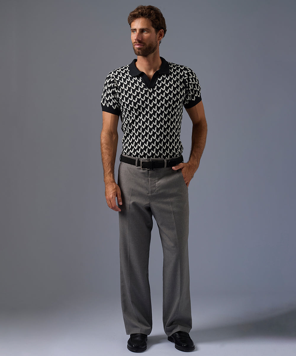 Polo PET Jacquard