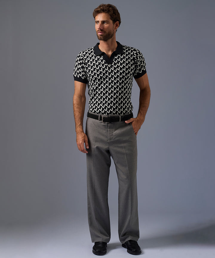 Polo PET Jacquard