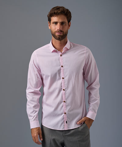Camisa Pechera Ojal Classic Fit