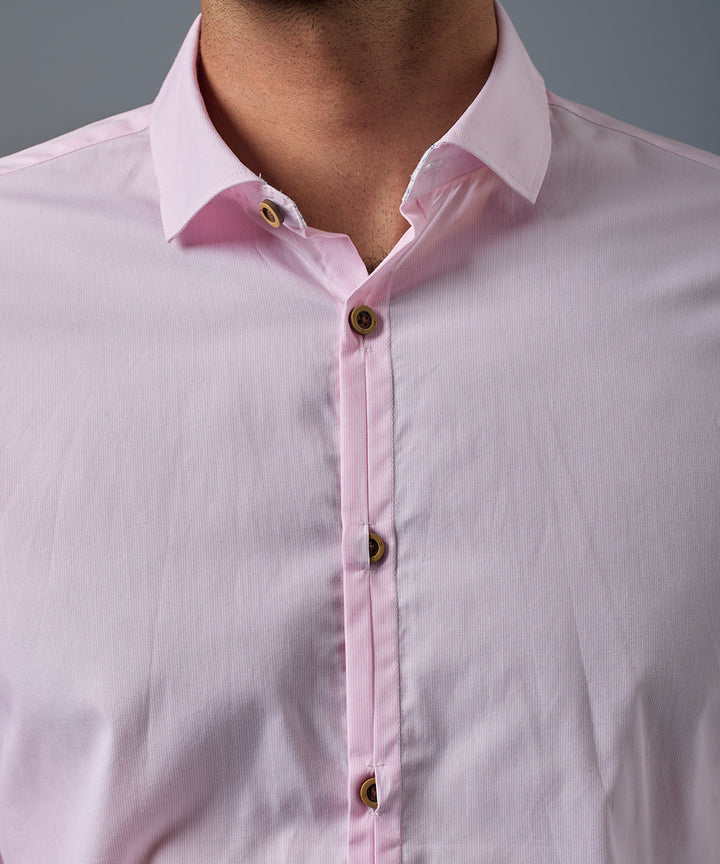 Camisa Pechera Ojal Classic Fit