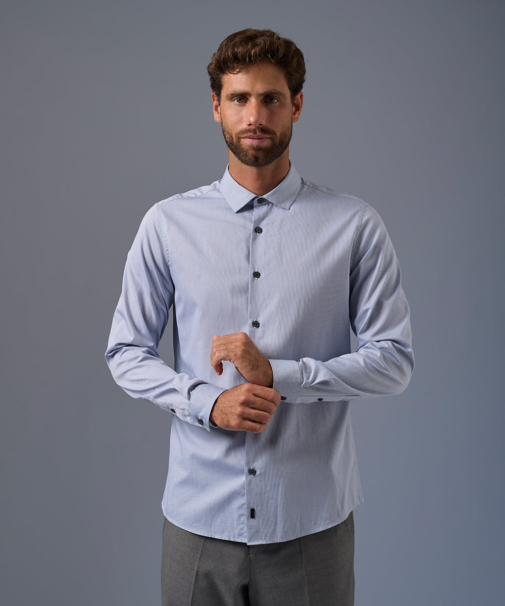 Camisa Dobby Cuello Spread Classic Fit
