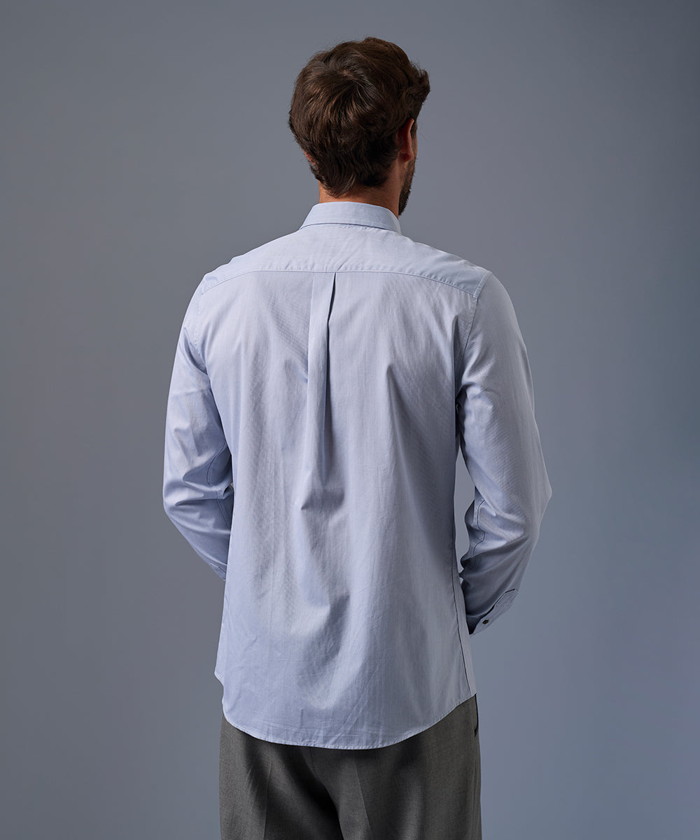 Camisa Dobby Cuello Spread Classic Fit
