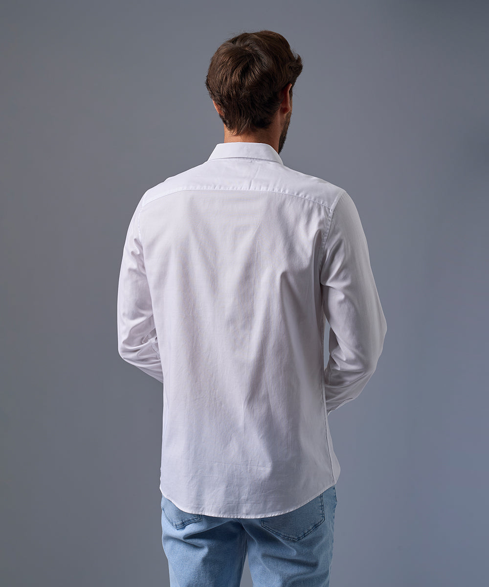Camisa con Bolsillo Classic Fit