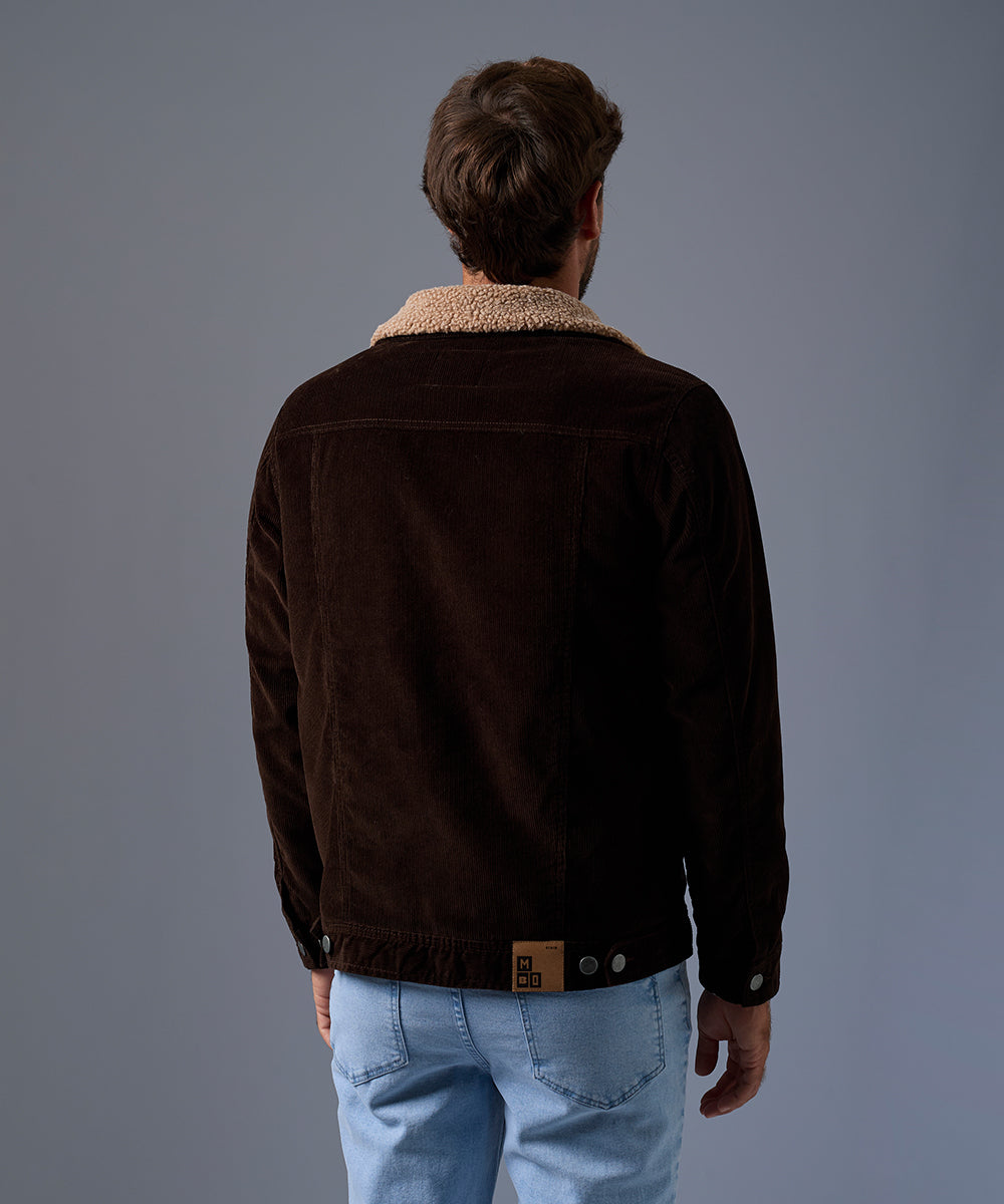 Casaca Corduroy con Sherpa
