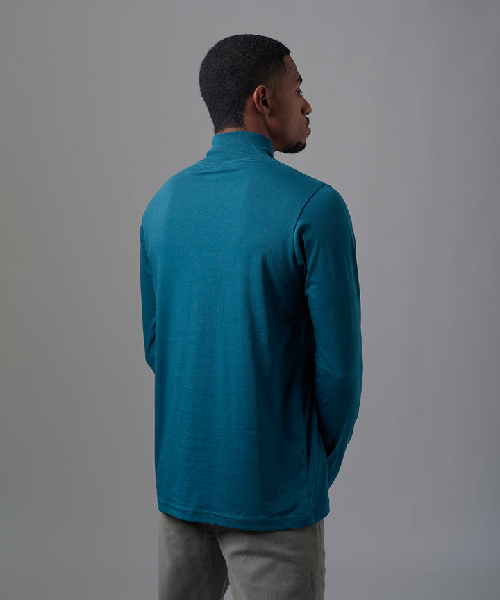 POLO MANGA LARGA JERSEY CAFARENA COBALTO OI25
