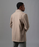 ABRIGO LANA CORTO BEIGE OI25