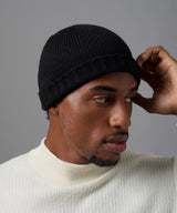 GORRO SOLIDO LANA NEGRO