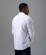 CAMISA MANGA LARGA MICRO B. DOWN CLASSIC FIT BLANCO OI25