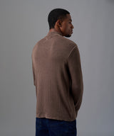 CHOMPA PET CUELLO ALTO MARRON OI25