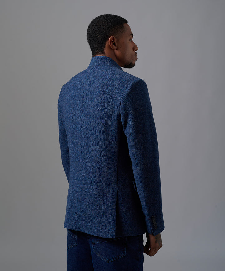 BLAZER LANA CUELLO MAO AZUL OI25