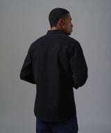 CAMISA MANGA LARGA SOBRECAMISA CLASSIC FIT NEGRO OI25