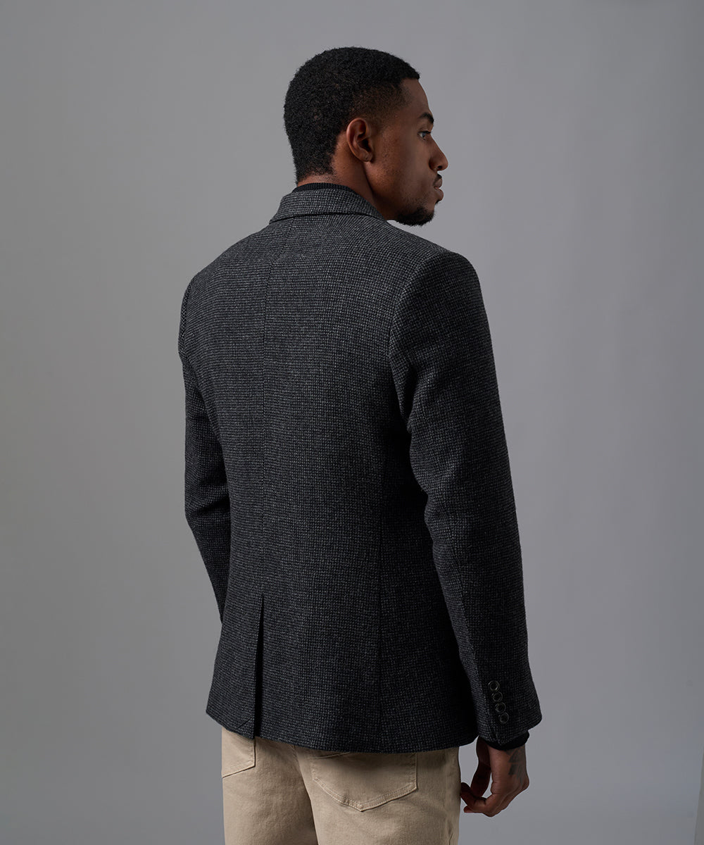 BLAZER LANA CUELLO SOLAPA NEGRO OI25