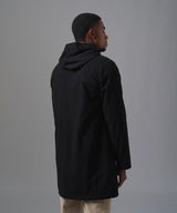CASACA DRILL PARKA CON CAPUCHA NEGRO OI25