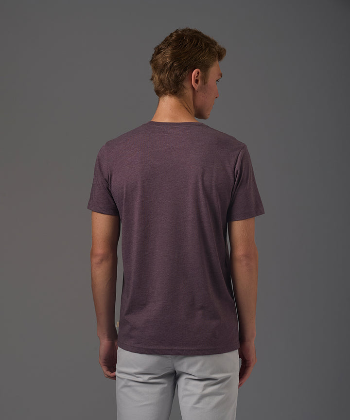 POLO MANGA CORTA JERSEY CUELLO REDONDO BASICO UVA PV26