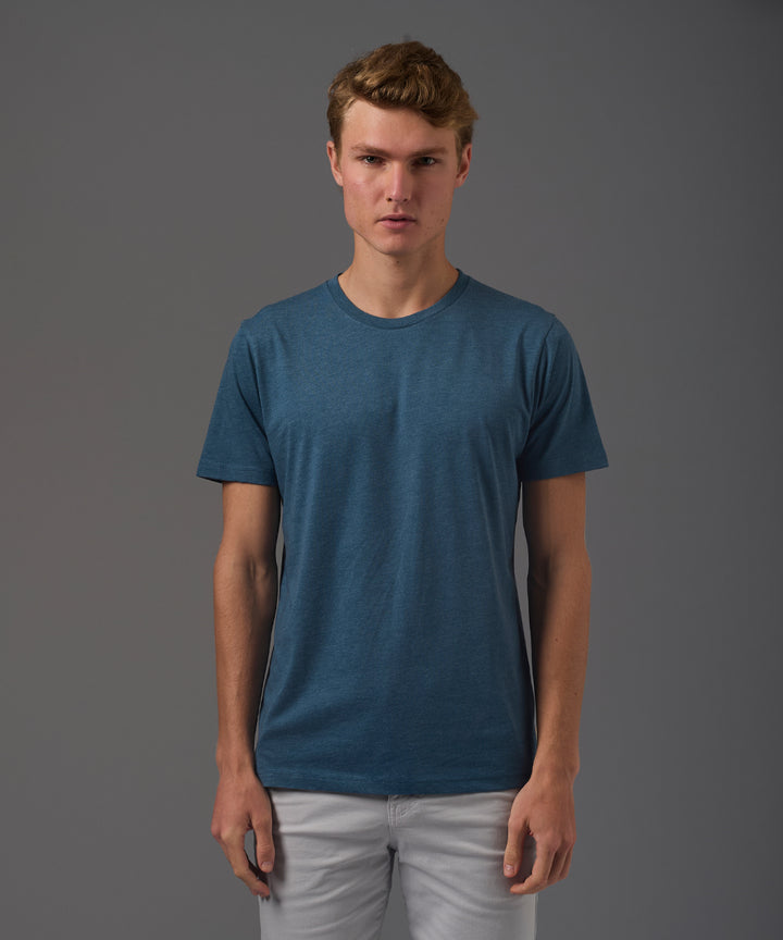 POLO MANGA CORTA JERSEY CUELLO REDONDO BASICO COBALTO PV26