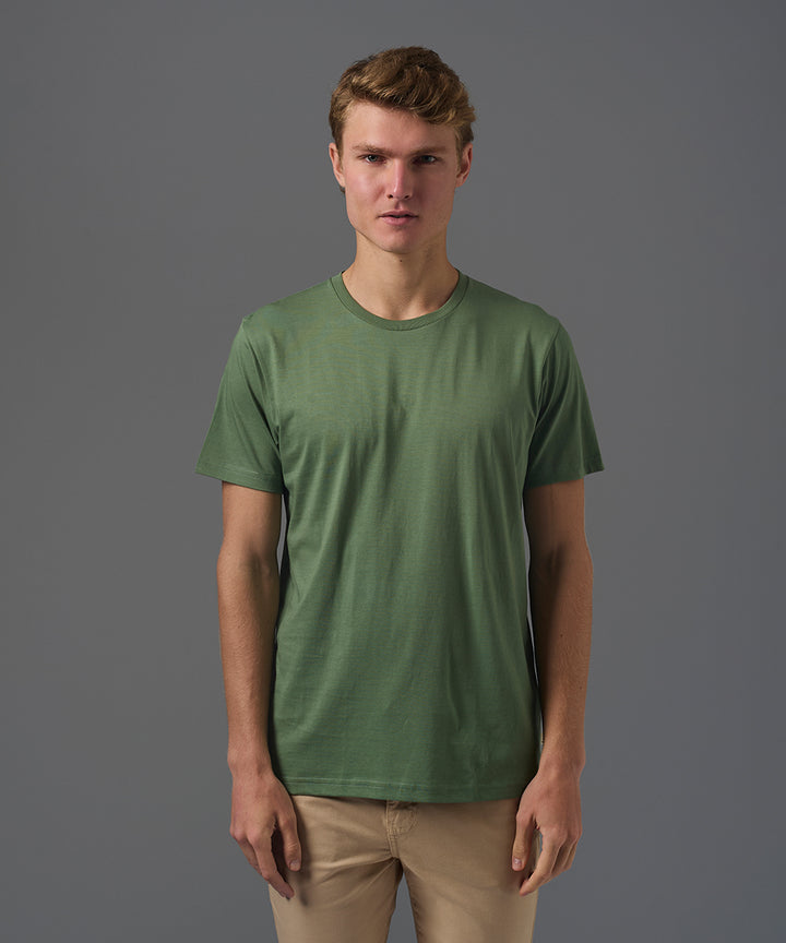 POLO MANGA CORTA JERSEY CUELLO REDONDO BASICO VERDE CLARO PV26