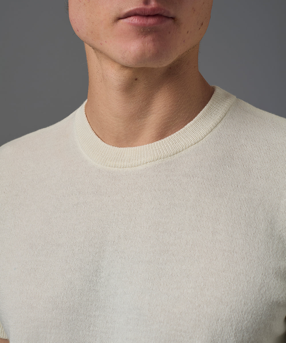 POLO MANGA CORTA PET BASICO CUELLO REDONDO HUESO PV26