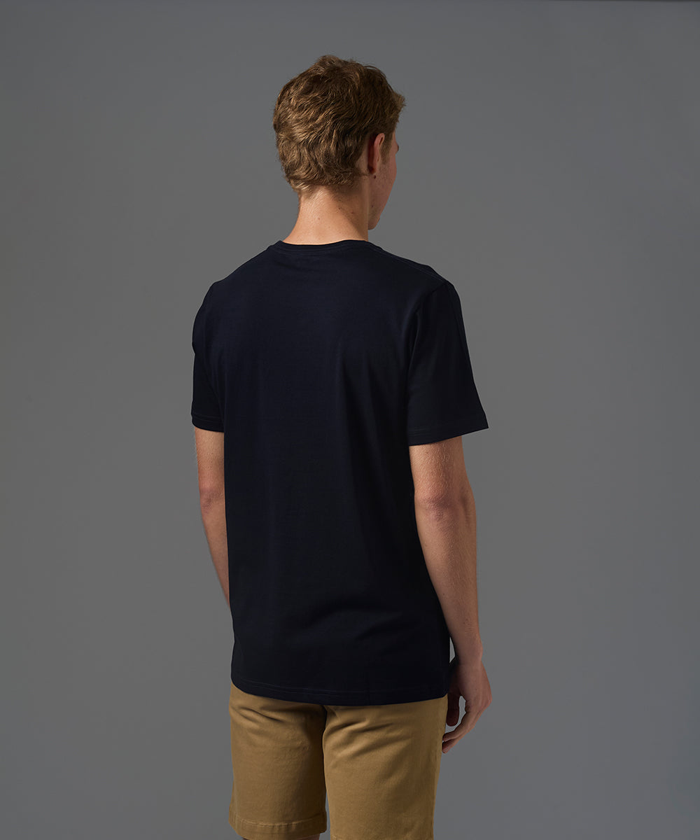 POLO MANGA CORTA PAISAJE AZUL PV26