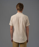 CAMISA MANGA CORTA LOOK LINO SLIM FIT PV26