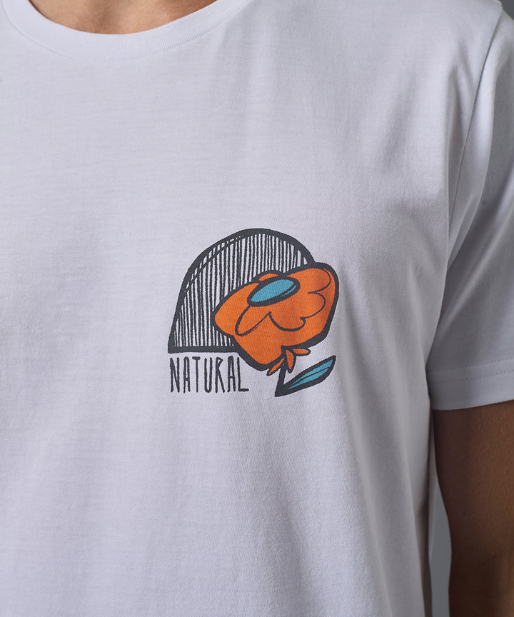 POLO MANGA CORTA NATURAL BLANCO PV26