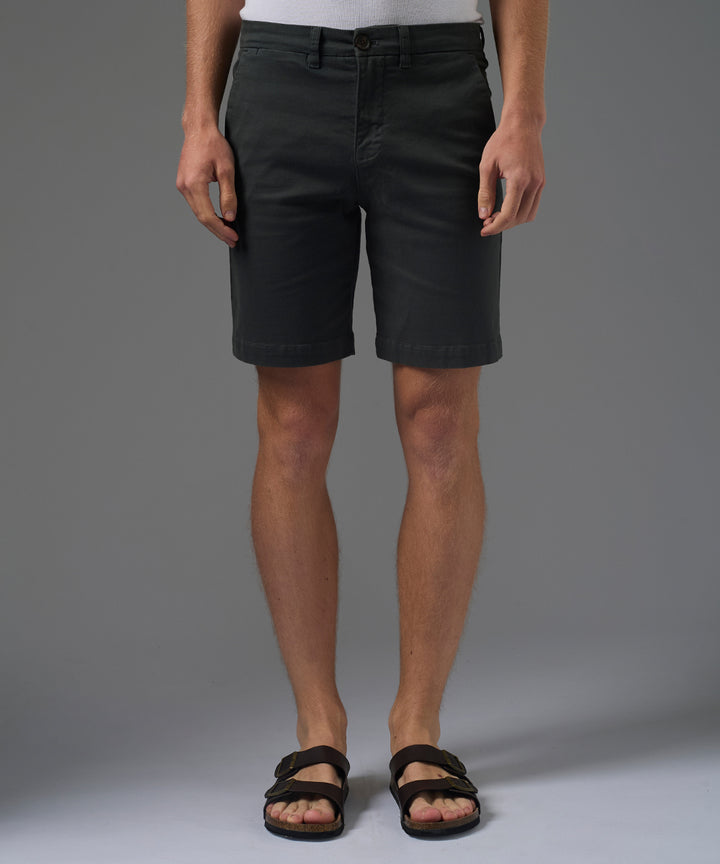 BERMUDA DRILL ATRAQUES SLIM FIT PLOMO PV26