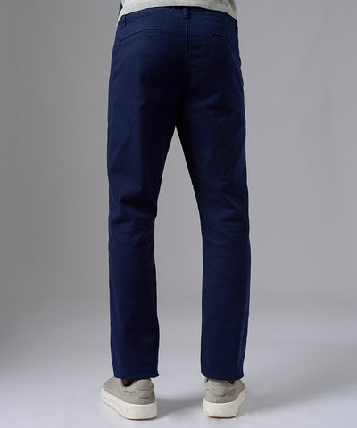 PANTALON DRILL FLAT FRONT SLIM FIT AZUL MARINO PV25