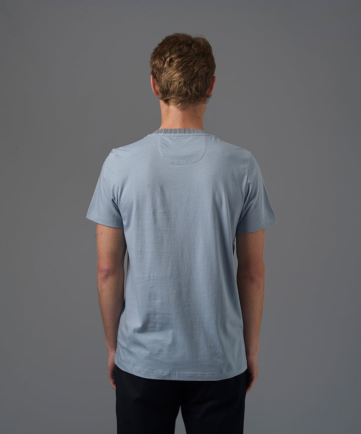 POLO MANGA CORTA JERSEY CUELLO RECTILINEO GRIS PV26