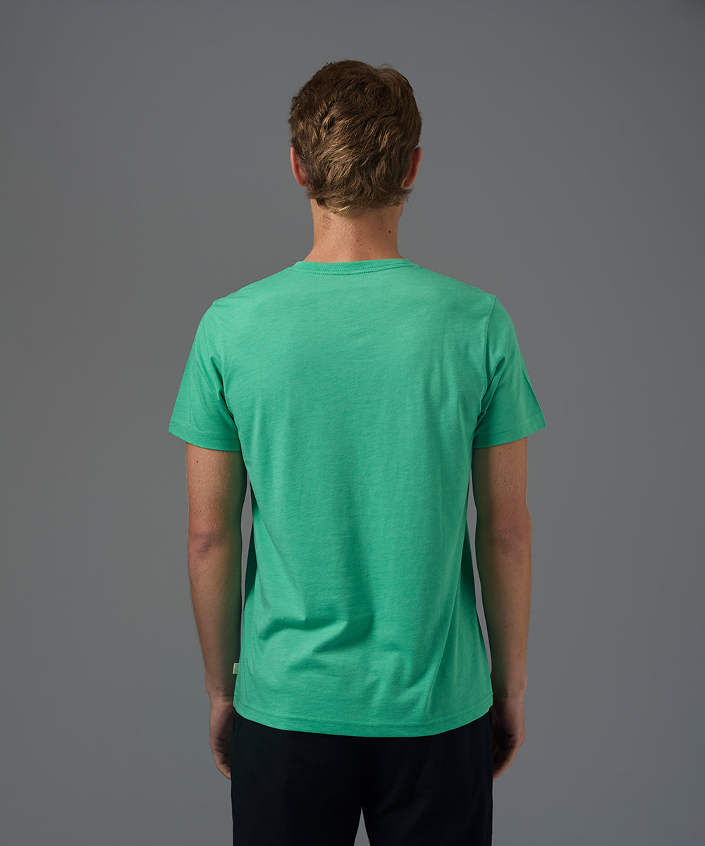 POLO MANGA CORTA JERSEY CUELLO V BASICO MENTA PV26