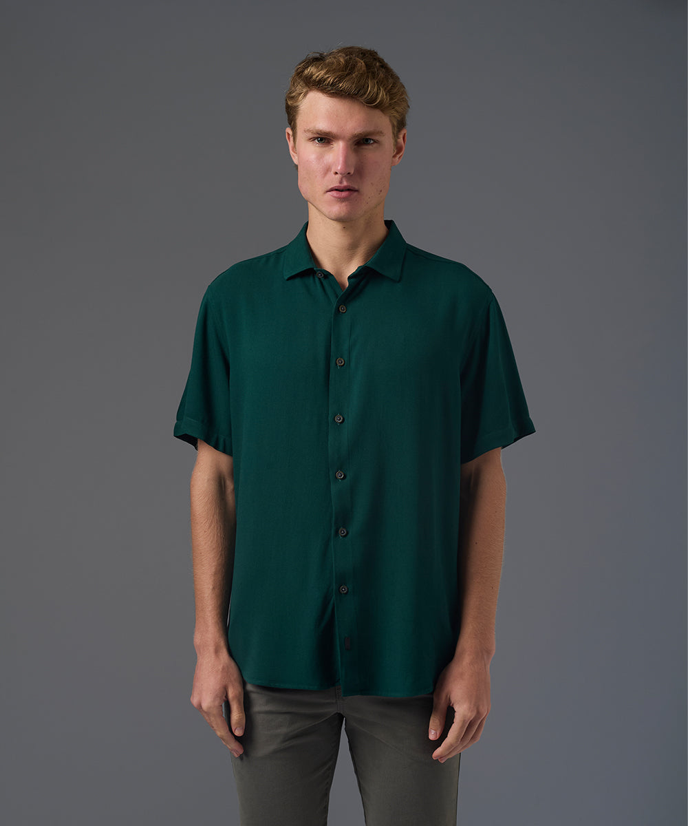 CAMISA MANGA CORTA CHALIS CUELLO SPREAD CLASSIC FIT PV26