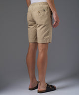 BERMUDA LOOK LINO CON ELASTICO CLASIC FIT BEIGE PV26