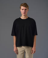 POLO MANGA CORTA JERSEY BOXY FIT NEGRO PV26