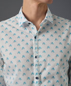 CAMISA MANGA LARGA LATITO CLASSIC FIT BLANCO ESTAMPADO PV26