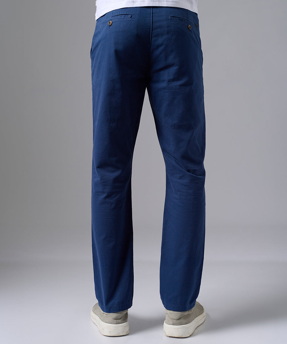 PANTALÓN DRILL SLIM FIT AZUL PV25