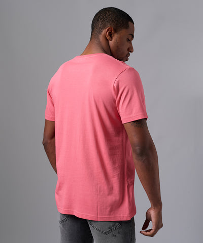 POLO MANGA CORTA JERSEY CUELLO REDONDO BASICO FUCSIA PV25