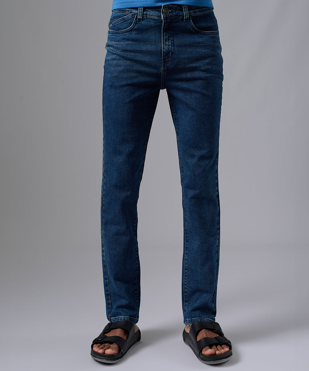 PANTALON DENIM SLIM FIT AZUL PV25