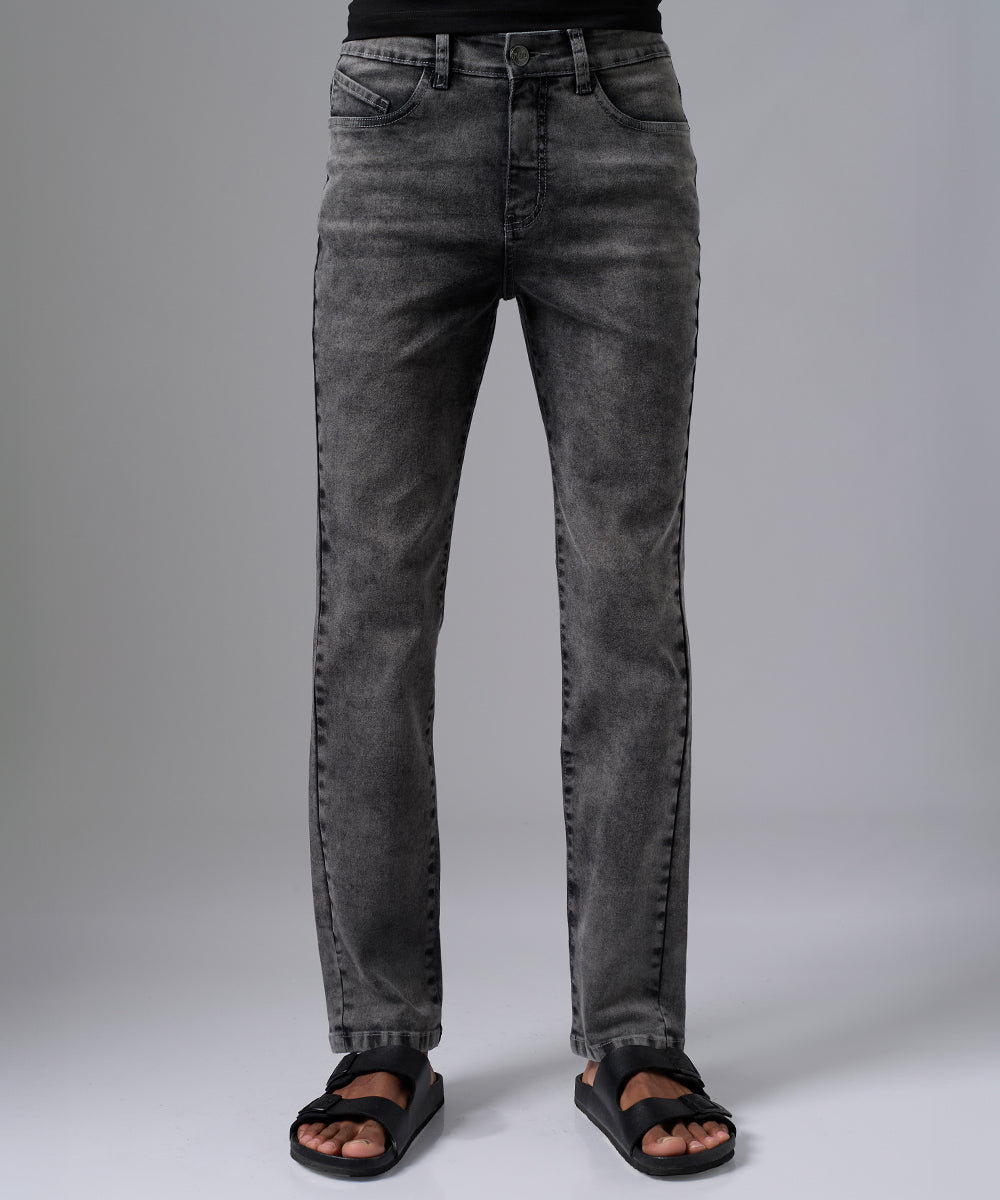 PANTALON DENIM REGULAR FIT CHARCOAL PV25