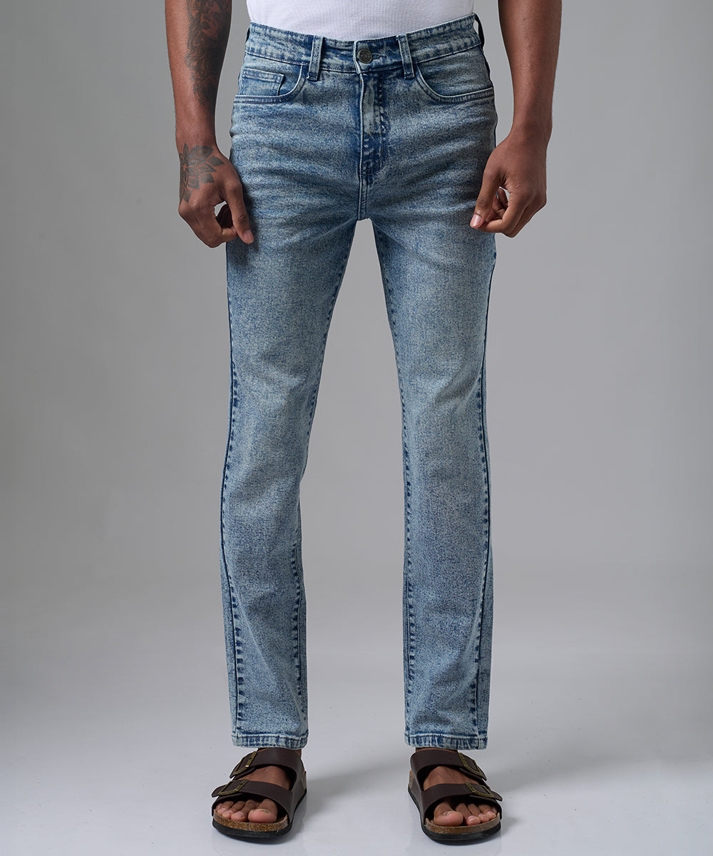 PANTALON DENIM SLIM FIT AZU PV25