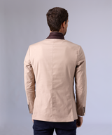 BLAZER CUELLO SOLAPA CON BOLSILLOS BEIGE OI24