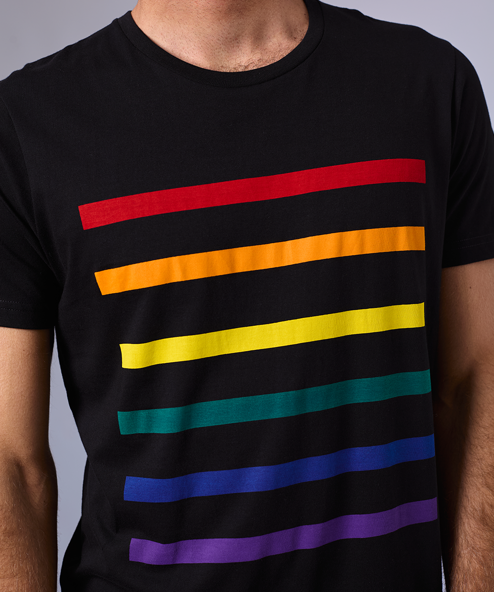 POLO MANGA CORTA JERSEY PRIDE UNA SOLA SANGRE NEGRO OI24