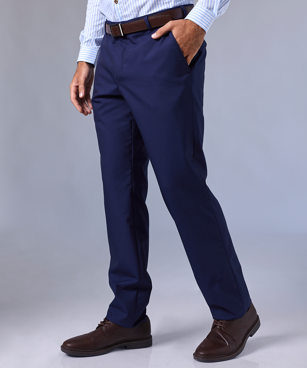 PANTALON DE TERNO VITALE BARBERIS CANONICO AZUL OI24