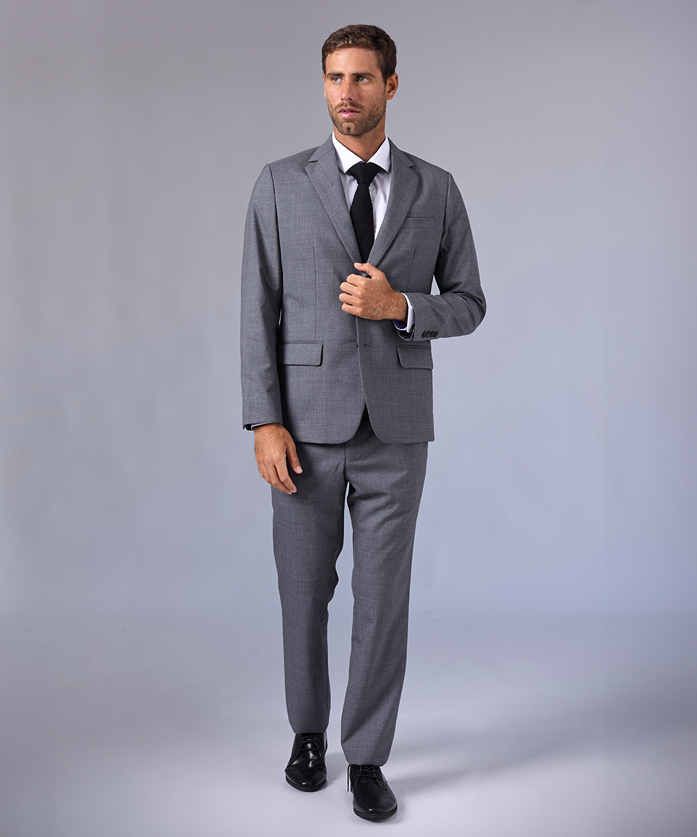 SACO DE TERNO VITALE BARBERIS CANONICO GRIS OI24