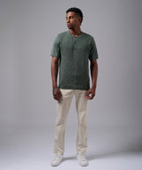 POLO MANGA CORTA TEJIDO PET CUELLO NERU VERDE OI25