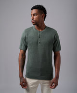 POLO MANGA CORTA TEJIDO PET CUELLO NERU VERDE OI25