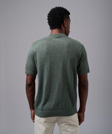 POLO MANGA CORTA TEJIDO PET CUELLO NERU VERDE OI25